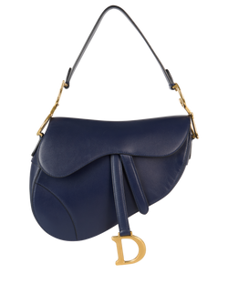 Saddle Bag, Leather, Navy, MA1128, B/DB/RCT, 2*